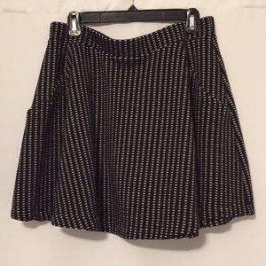 Black & White Free People skirt